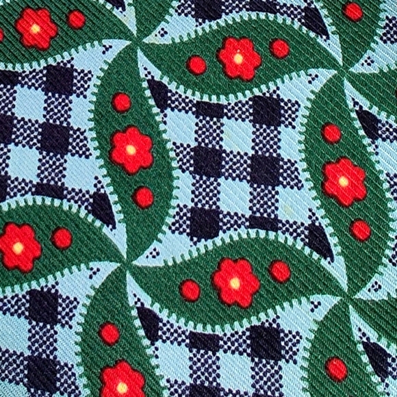 Nautica Dutch Pinwheel Spring Floral Neck Tie - Picture 5 of 5